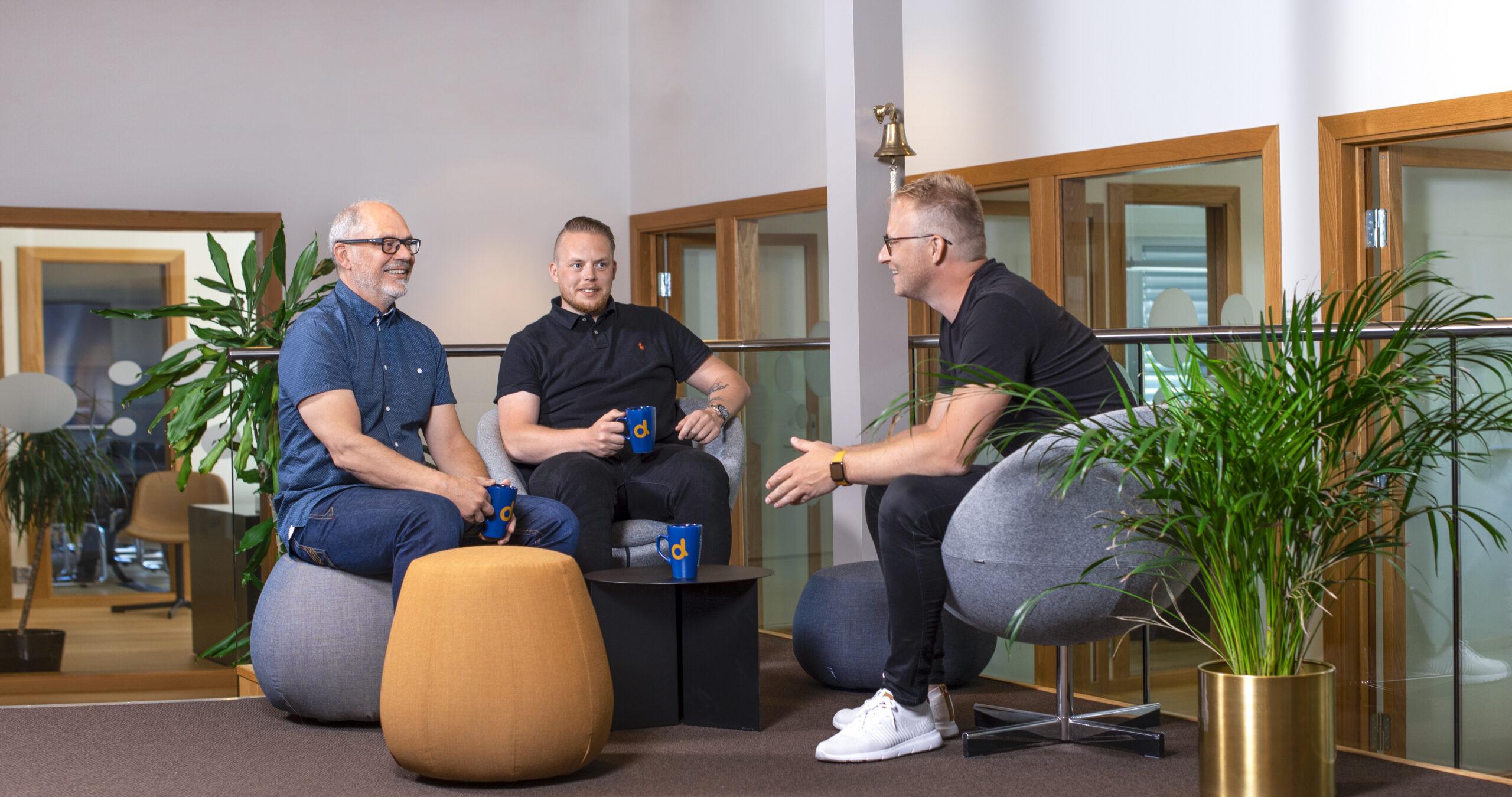 Modernt team och arbetsplats hos Datatjänsten